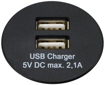 Aluminium USB-Multilader Steckerleiste 6-Port 6,3 A mit 3-Meter-Zuleitung Bodo Ehmann 0601x09032033