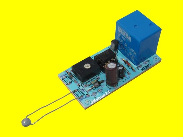 KEMO B048 Lötbausatz Temperaturschalter 12 V/DC Thermo-Sensor Bausatz Temperature switch kit