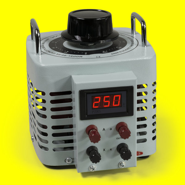 Ringkern-Stelltrafo V-4000/LED Transformator 0-250 V, 4 A, 1.000 W,galvanisch nicht getrennt|1326197