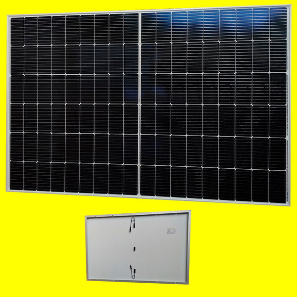 Monokristallines Solarmodul McShine 410 Watt, Photovoltaik-Paneel IP68, 1724 x 1134 x 35 mm, 1480029